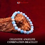 Remedywala Celestite Angelite Combination Bracelet 8mm