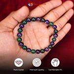 Green Jade & Amethyst Combination Bracelet