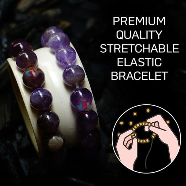 Amethyst Bracelet 10 mm - Remedywala