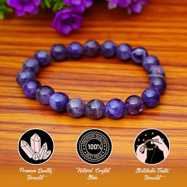 Amethyst Bracelet 10 mm - Remedywala