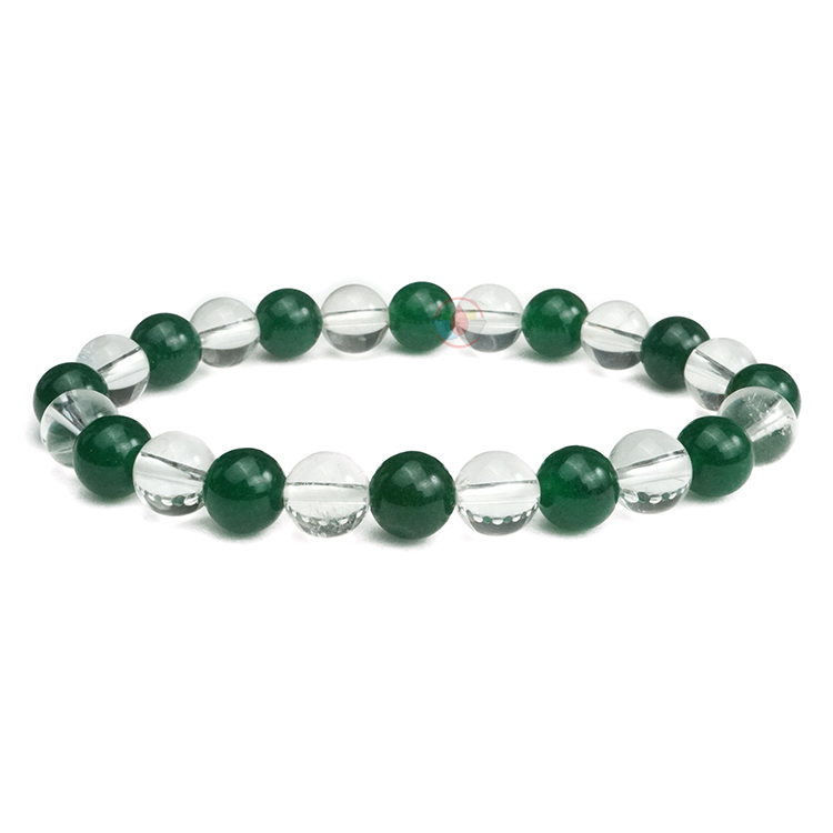 Natural Green Jade 6 mm Crystal Stone Bracelets for Healing