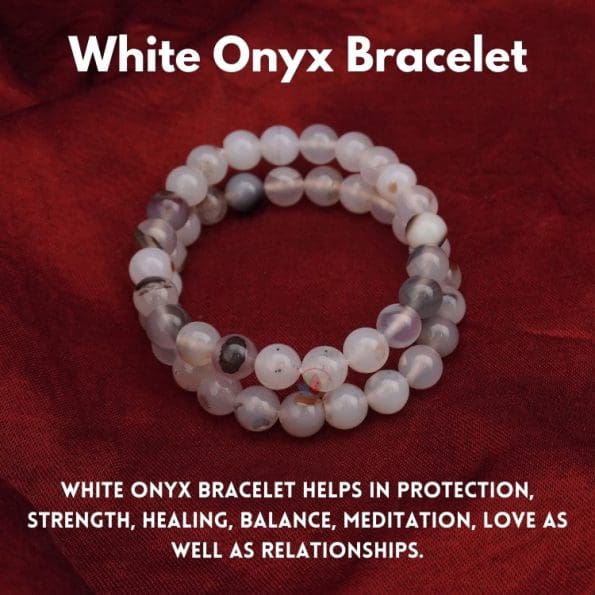 White Onyx Bracelet