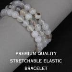 White Onyx Bracelet 8mm