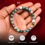 Indian Agate Bracelet (Diamond Cut Tumble)