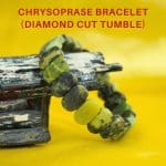 Chrysoprase Bracelet (Diamond Cut Tumble)