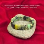 Chrysoprase Bracelet (Diamond Cut Tumble)