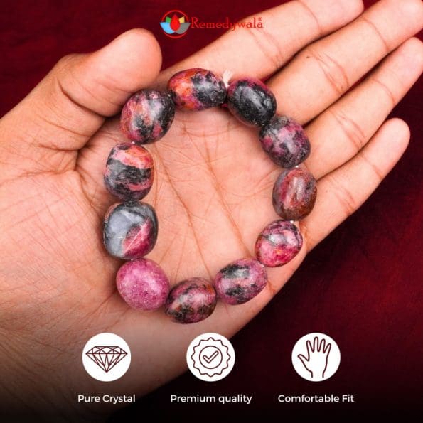 Rhodochrosite Tumbled Bracelet – Remedywala