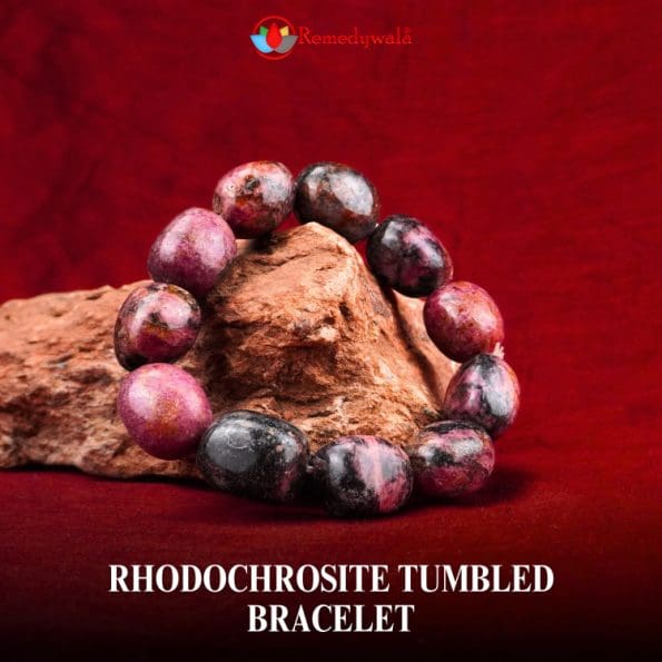 Rhodochrosite Tumbled Bracelet – Remedywala