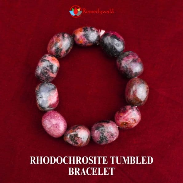 Rhodochrosite Tumbled Bracelet – Remedywala