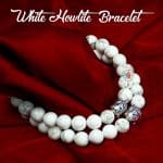 White Howlite Bracelet With Buddha Charm