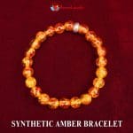 Synthetic Amber Bracelet