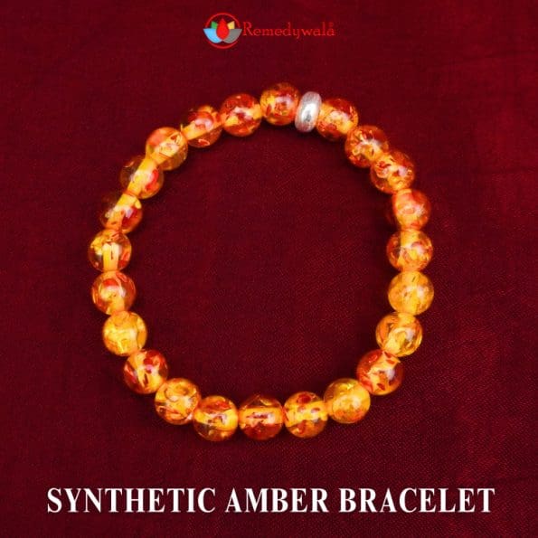 Synthetic Amber Bracelet