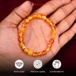 Synthetic Amber Bracelet