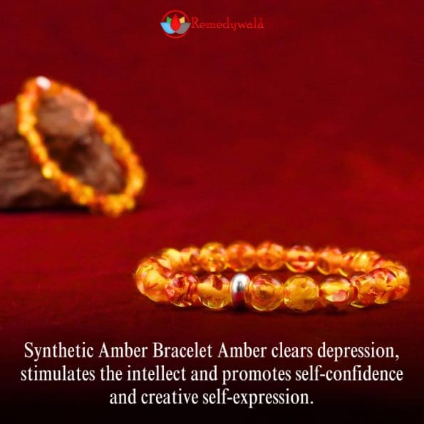 Synthetic Amber Bracelet