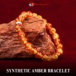 Synthetic Amber Bracelet