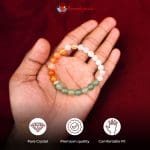 Tri Color Crystal Bracelet- Remedywala