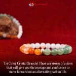 Tri Color Crystal Bracelet- Remedywala