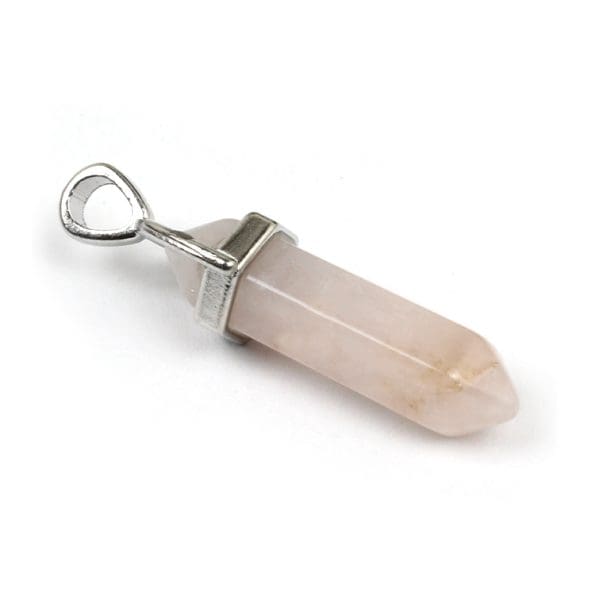 Rose Quartz Pencil Pendant