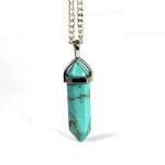 Turquoise Pencil Pendant