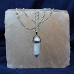 White Howlite Pencil Pendant