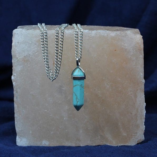 Turquoise Pencil Pendant