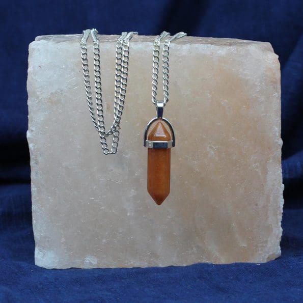 Carnelian Pencil Pendant