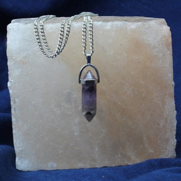 Amethyst Pencil Pendant