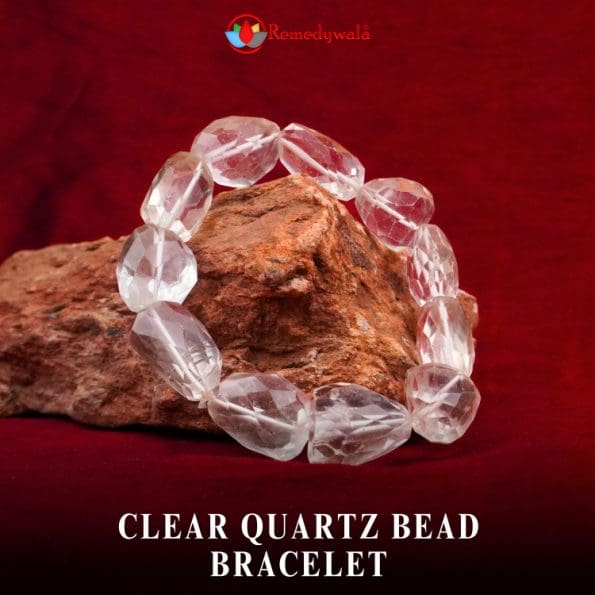 Clear Quartz Bead Bracelet