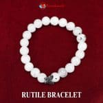 Rutile Bracelet Black and White Color Bracelet – Remedywala