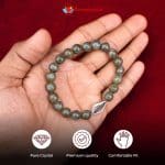 Labradorite Bracelet With Silver Charm – Remedywala