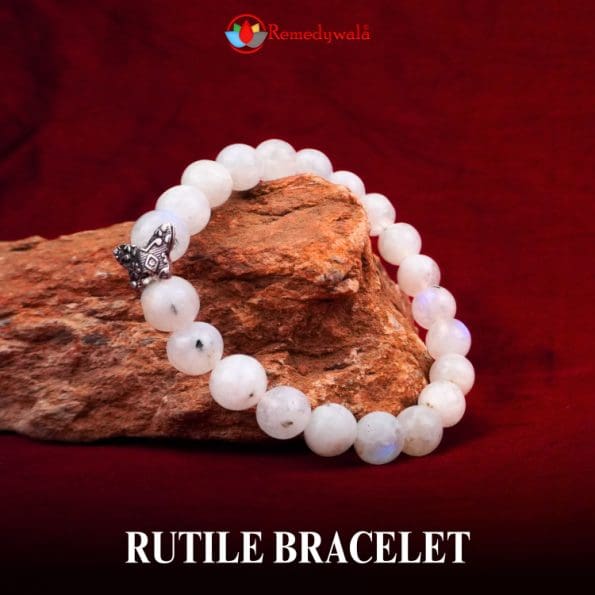 Rutile Bracelet Black and White Color Bracelet – Remedywala