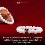 Rutile Bracelet Black and White Color Bracelet – Remedywala