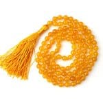 Yellow Jade Crystal Mala With Certificate – Remedywala