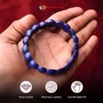 Lapis Lazuli Bracelet (Diamond Cut Round Tumble) – Remedywala