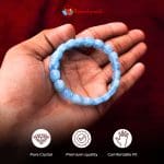 Aquamarine Bracelet (Diamond Cut Tumble)
