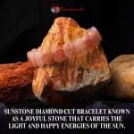 Sunstone Bracelet (Diamond Cut Tumble)