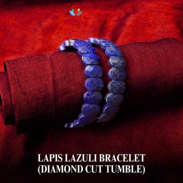 Lapis Lazuli Bracelet (Diamond Cut Tumble)