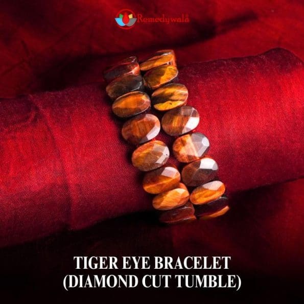 Tiger Eye Bracelet (Diamond Cut Tumble) – Remedywala