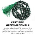 Green Jade Crystal Mala