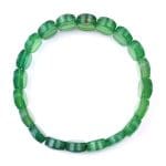 Green Onyx Bracelet (Diamond Cut Tumble)