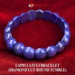 Lapis Lazuli Bracelet (Diamond Cut Round Tumble) – Remedywala