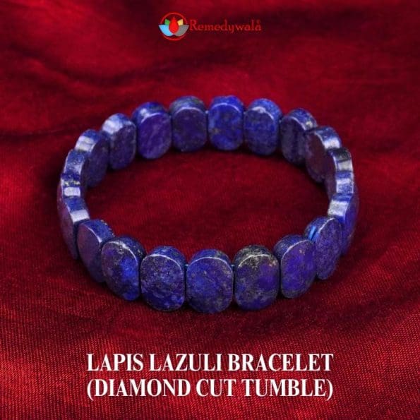 Lapis Lazuli Bracelet (Diamond Cut Tumble)