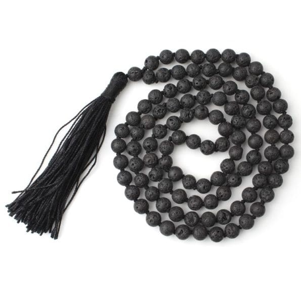 Lava Mala With Certificate 6mm Beads Japa Mala