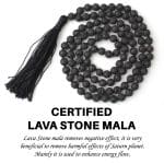 Lava Crystal Mala With Certificate – Remedywala