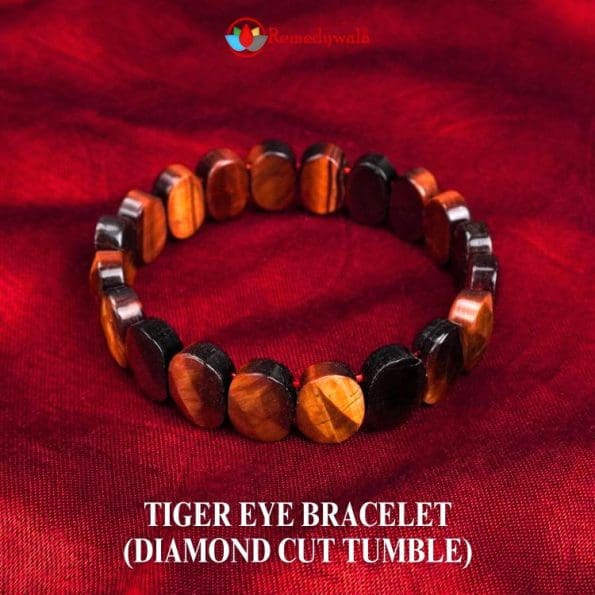 Tiger Eye Bracelet (Diamond Cut Tumble) – Remedywala