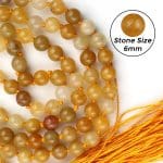 Yellow Aventurine Crystal Mala