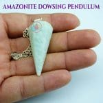 Amazonite Crystal Dowsing Pendulum