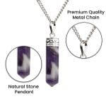 Amethyst Pencil Pendant