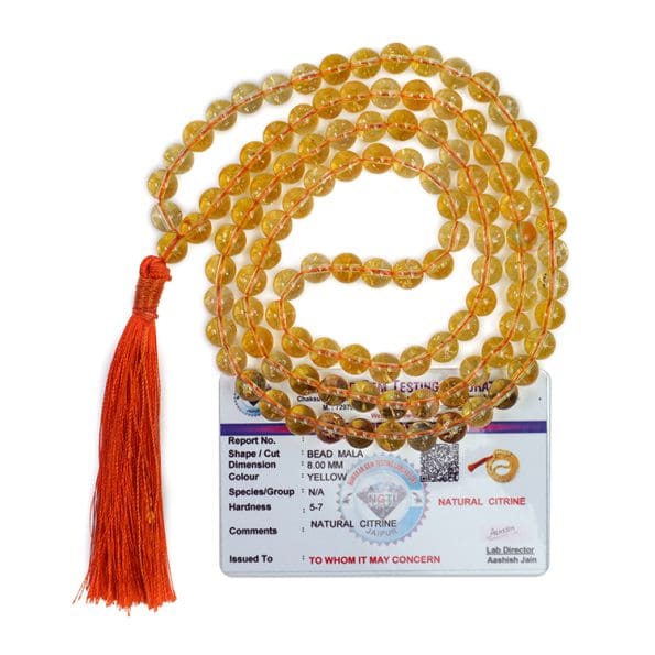 Citrine Mala