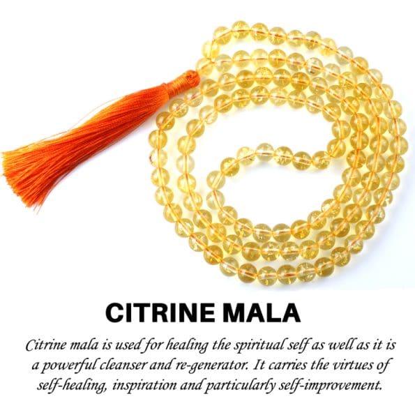 Citrine mala